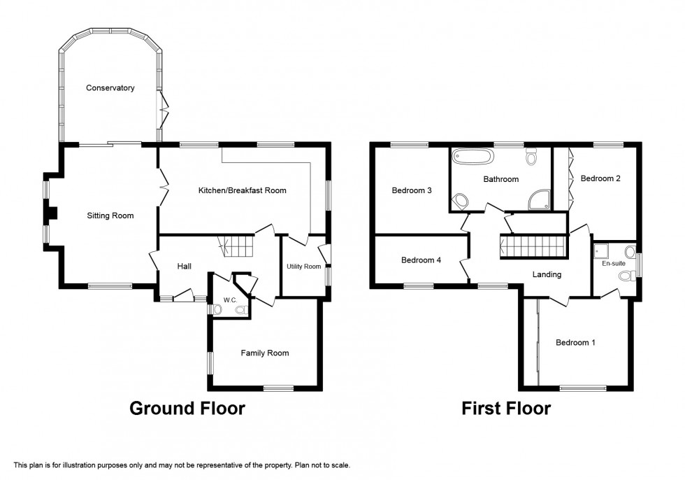 Floorplan for Bishop's Stortford, Hertfordshire